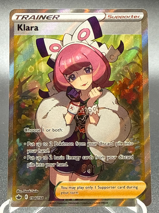 Pokémon TCG: 2021 Klara 194/198 S&S: Chilling Reign