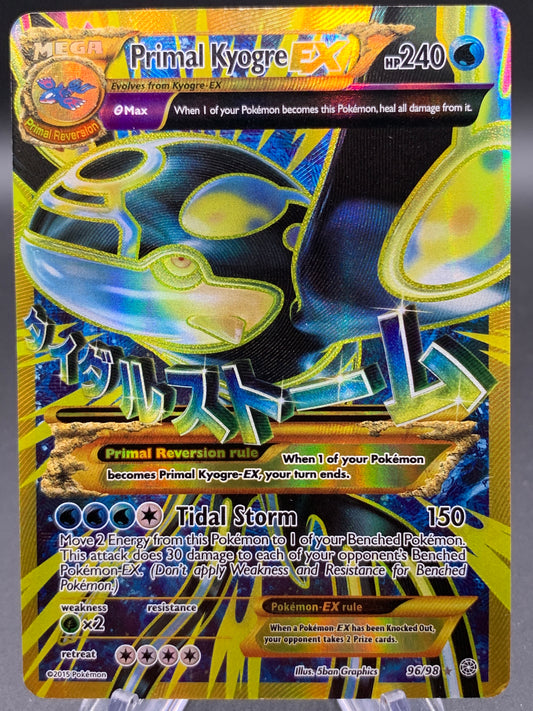 Pokémon TCG: 2015 Primal Kyogre Ex - 96/98 - XY: Ancient Origins