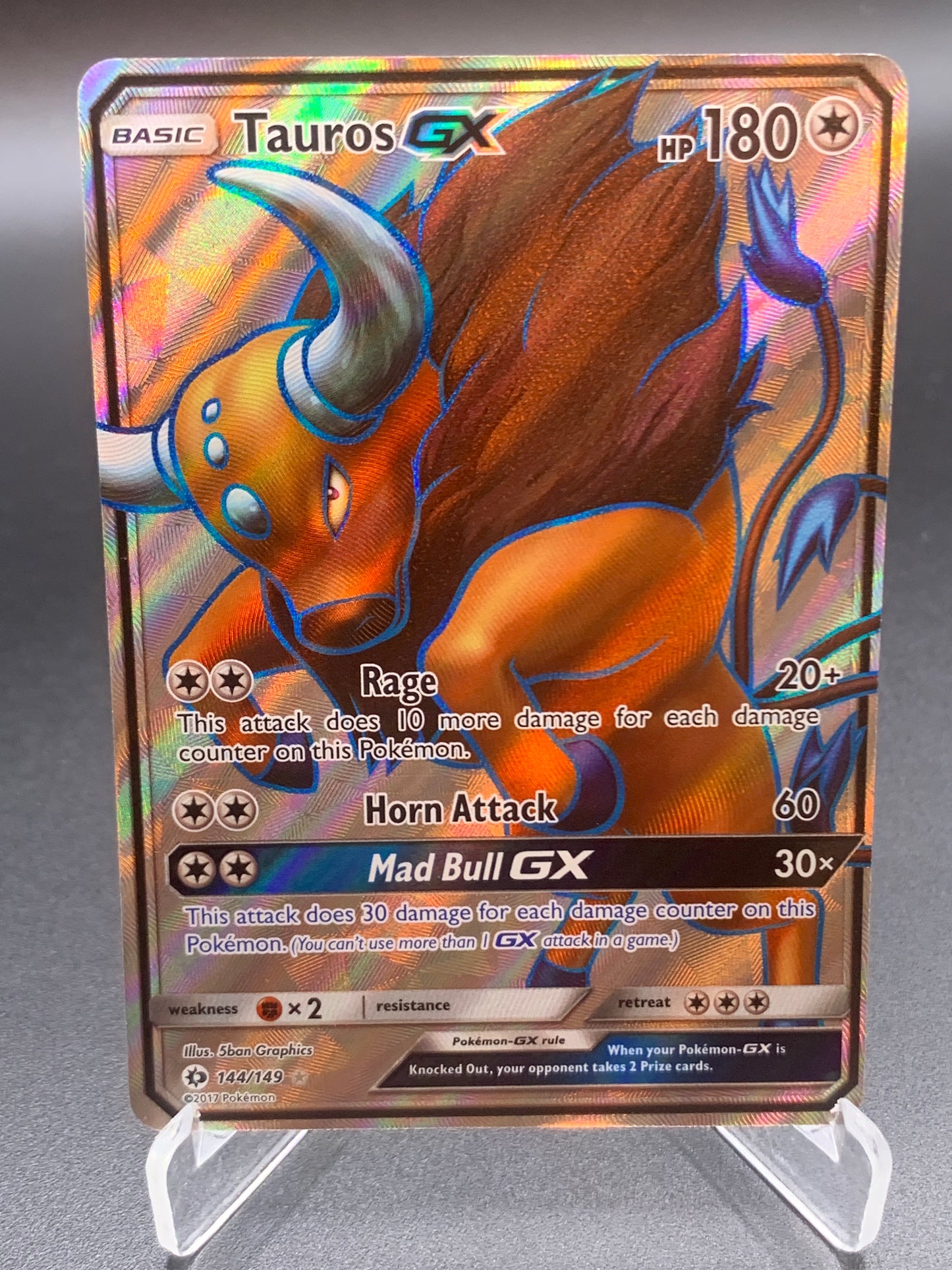 Pokémon TCG: Tauros GX 144/149 SM: Base Set