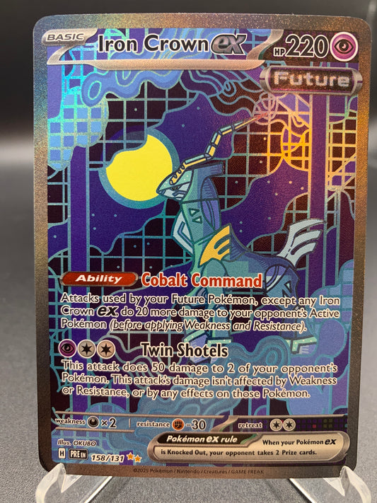 Pokémon TCG: 2024 Iron Crown ex 158/131 Prismatic Evolutions