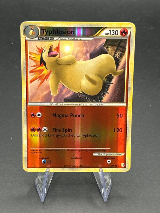 Pokémon TCG: 2010 Typhlosion 32/123 - HeartGold SoulSilver - Reverse Holo