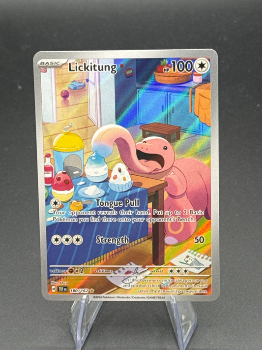 Pokémon TCG: 2024 Lickitung - 180/162 - SV05: Temporal Forces
