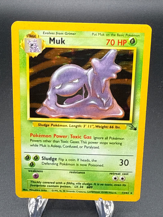 Pokémon TCG 1999 Muk - 13/62 - Fossil Holo