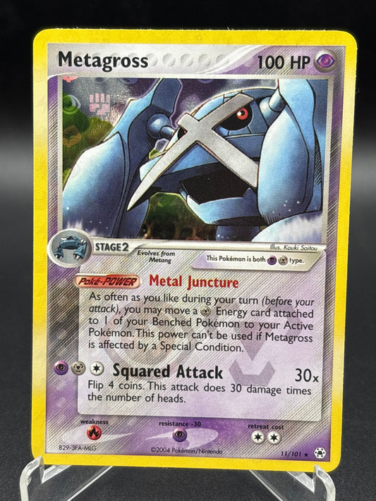 Pokemon TCG - 2004 Metagross 11/101 Hidden Legends Reverse Holo
