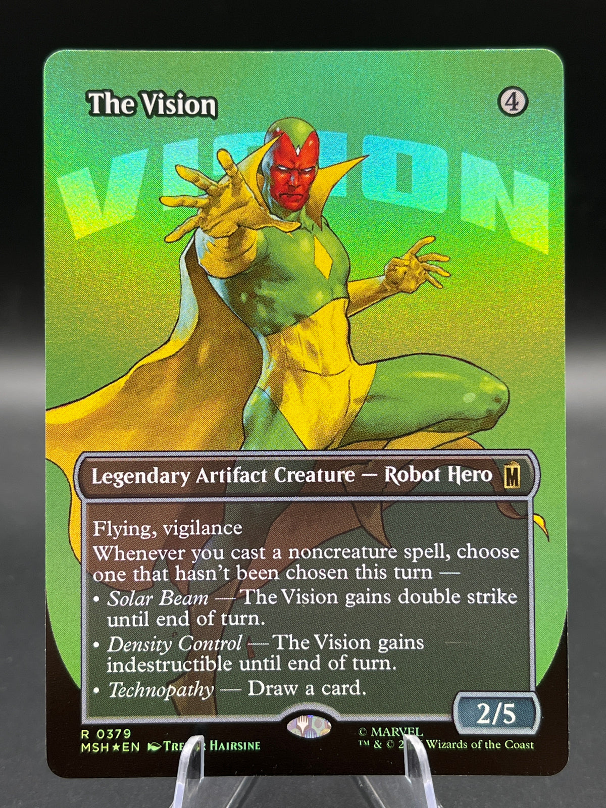 MTG TCG: 2026 The Vision (Borderless) - 0379 - Marvel Super Heroes (MSH)