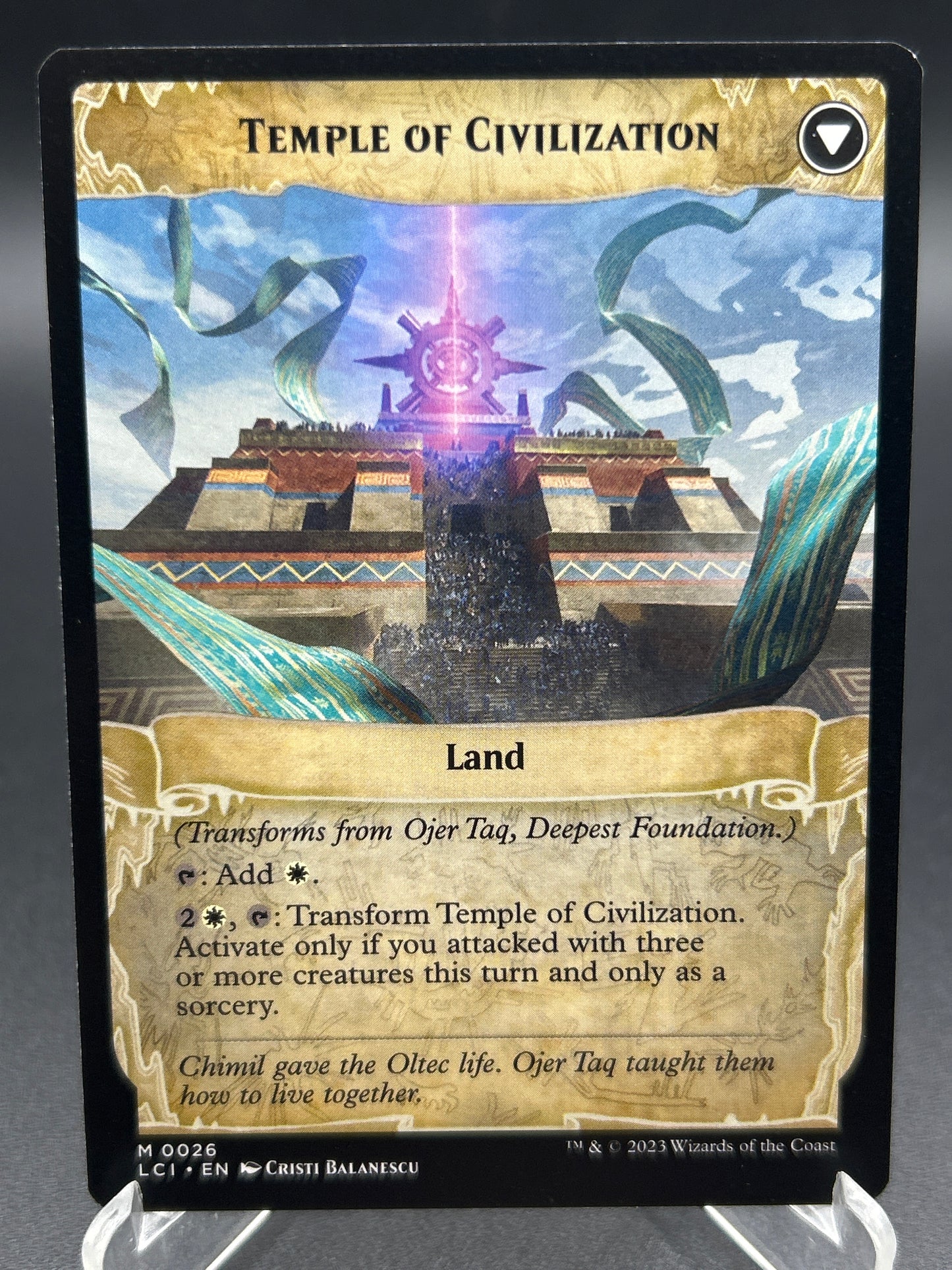 MTG TCG: Ojer Taq, Deepest Foundation M 0026 LCI: The Lost Caverns of Ixalan
