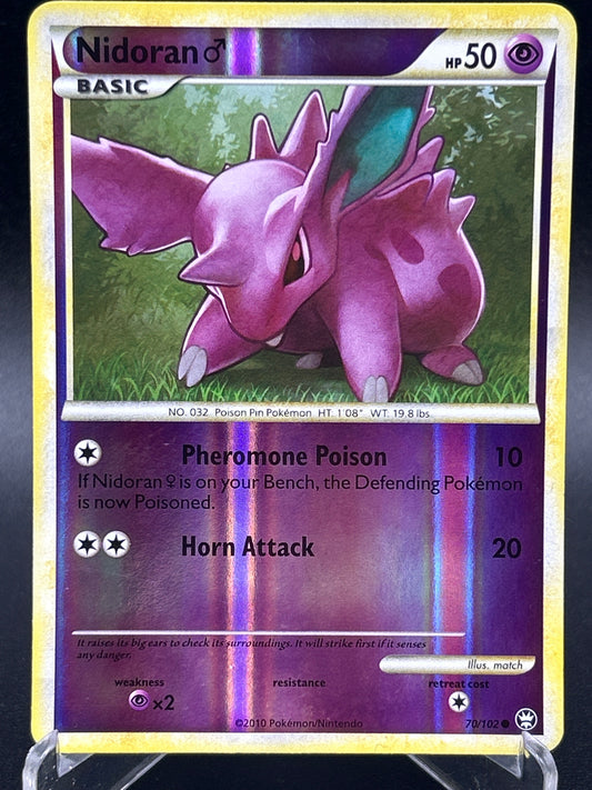 Pokémon TCG: 2010 Nidoran (M) 70/102 Triumphant Reverse-Holo