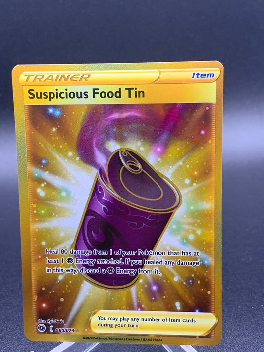 Pokémon TCG: 2020 Suspicious Food TIn 080/073 SWSH: Champion's Path