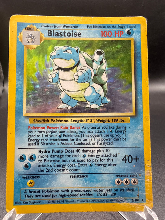 Pokémon TCG: 1999 Blastoise - 2/102 - Base Set Holo