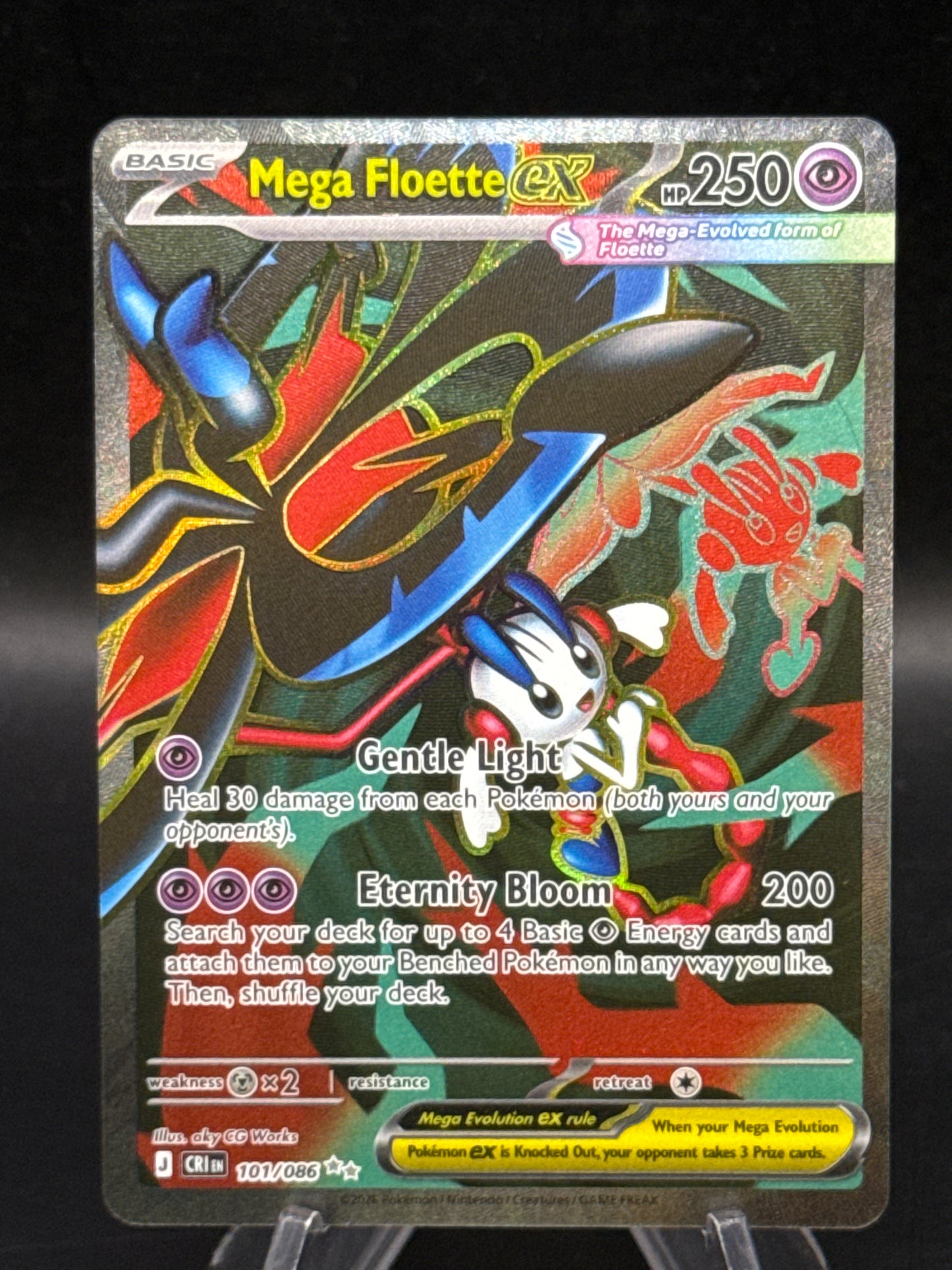 Pokémon TCG: 2026 Mega Floette ex - 101/086 - ME04: Chaos Rising