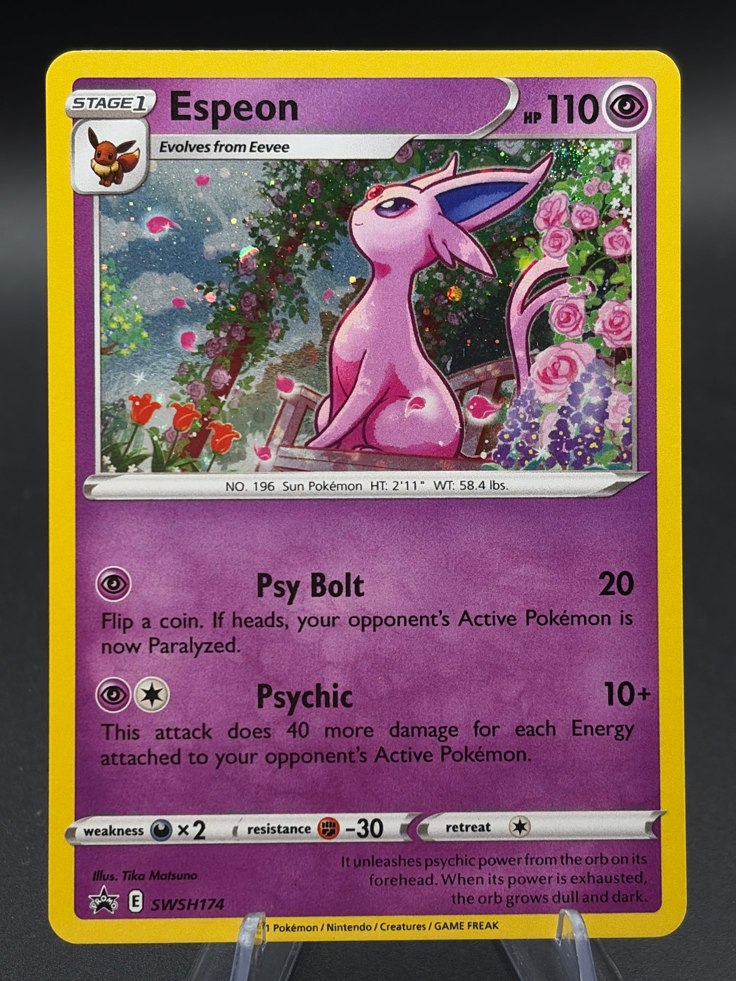 Pokémon TCG: 2021 - Espeon - SWSH174 - Sword & Shield Promo Cards