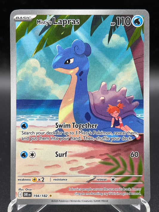 Pokémon TCG: 2025 Misty's Lapras - 194/182 - SV: Destined Rivals