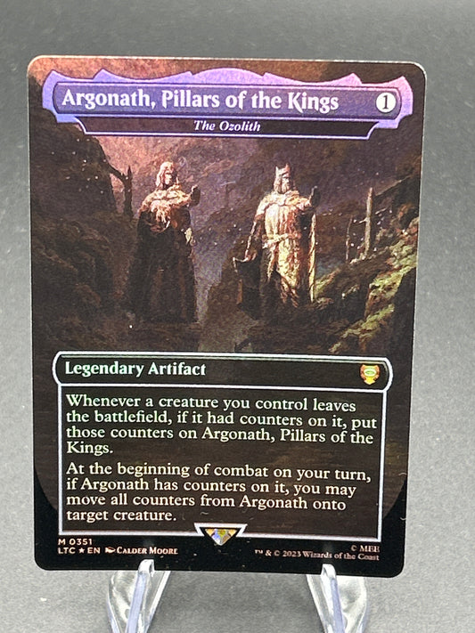 MTG TCG: Argonath, Pillars of the Kings - The Ozolith - Commander: The Lord of the Rings: Tales of Middle-earth (LTC)