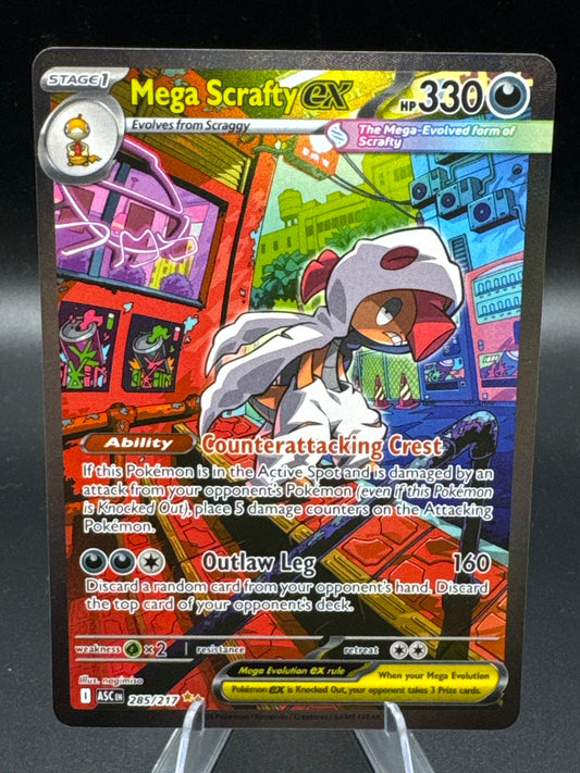 Pokémon TCG: 2026 Mega Scrafty ex - 285/217 - ME: Ascended Heroes