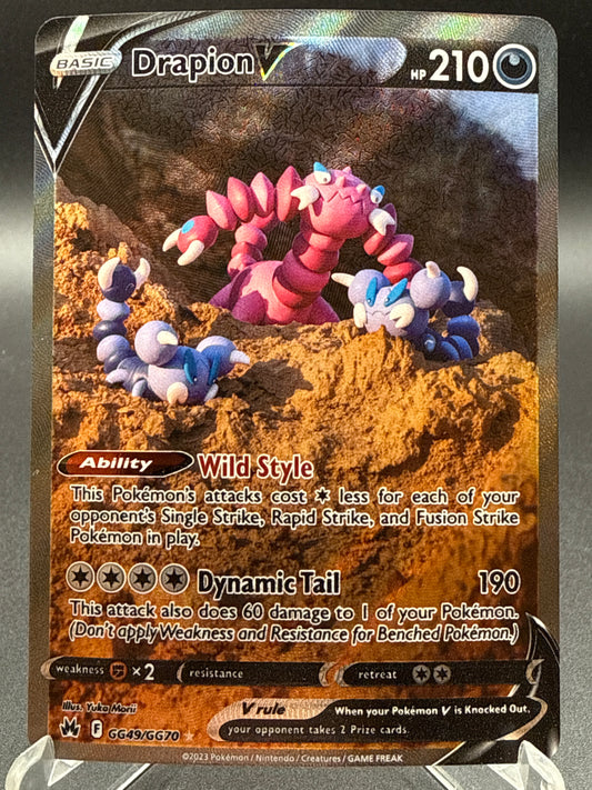 Pokémon TCG: 2023 Drapion V - GG49/GG70 - Crown Zenith: Galarian Gallery