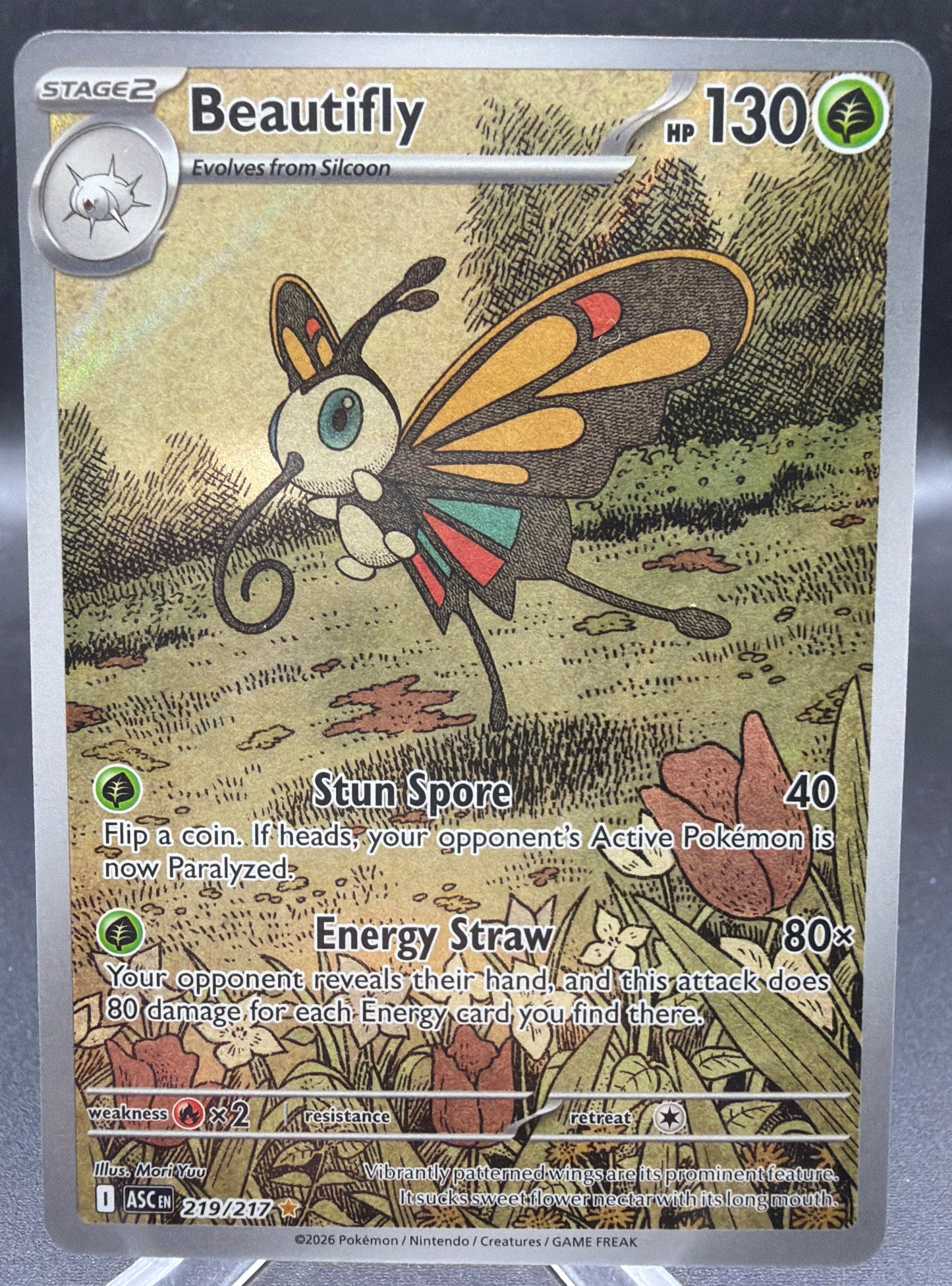 Pokémon TCG: 2026 Beautifly - 219/217 - ME: Ascended Heroes