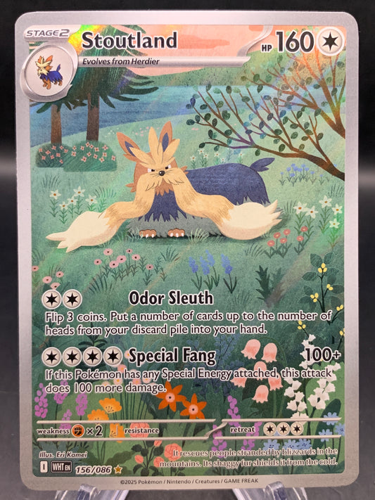Pokémon TCG: 2025 Stoutland - 156/086 - SV: White Flare