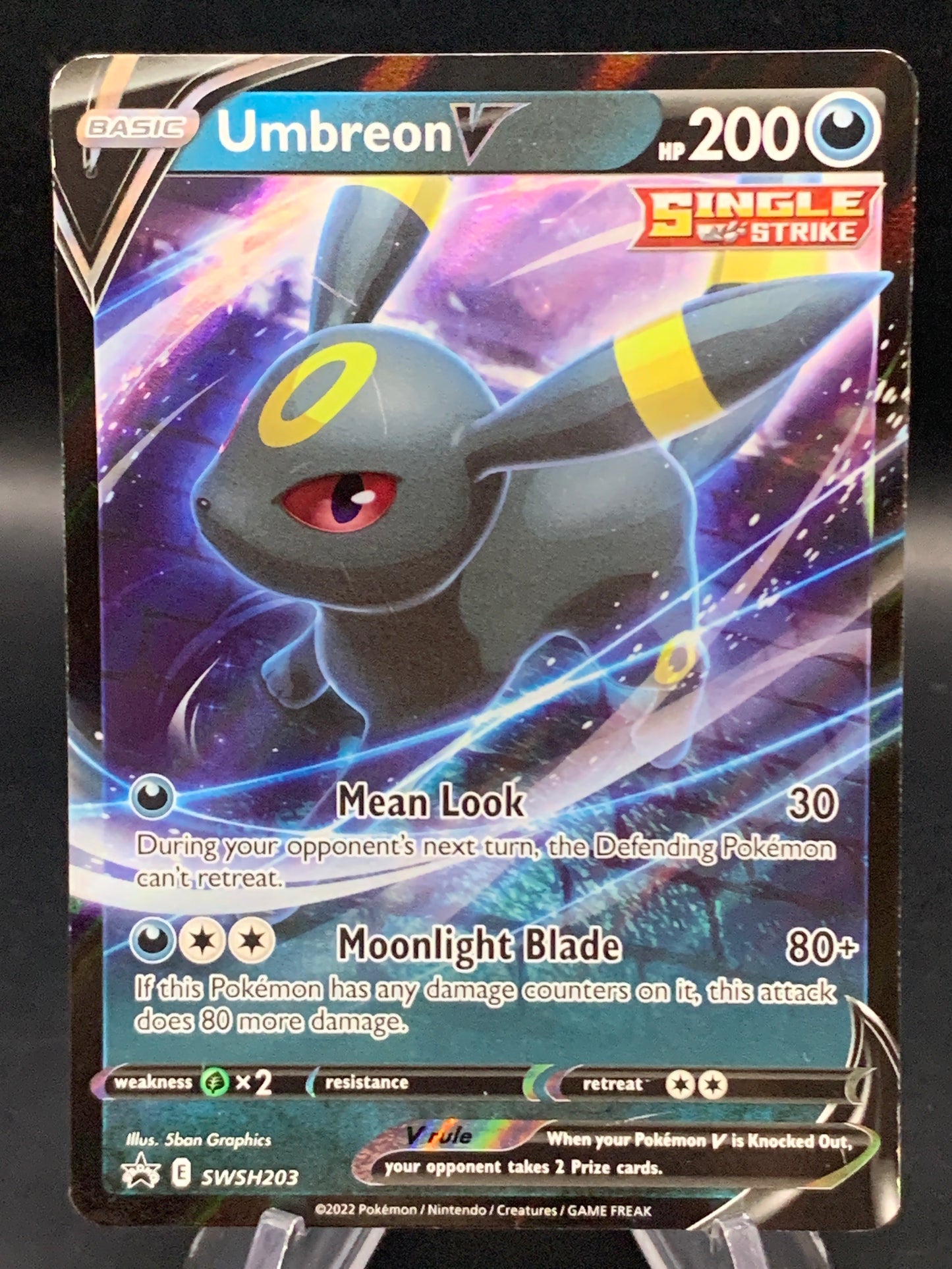 Pokémon TCG: 2022 - Umbreon V - SWSH203 - SWSH: Sword & Shield Promos