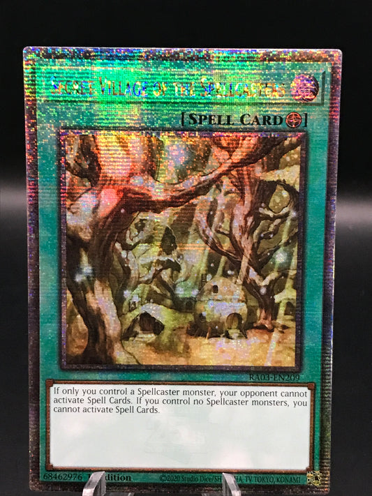 Yu-Gi-Oh! Secret Village of the Spellcasters Quarter Century Secret Rare - Quarter Century Bonanza RA03-EN209