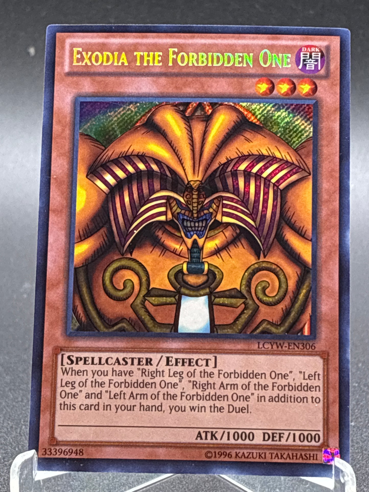 Yu-Gi-Oh! TCG: Exodia the Forbidden One - LCYW-EN306 - Legendary Collection 3: Yugi's World (LC03)