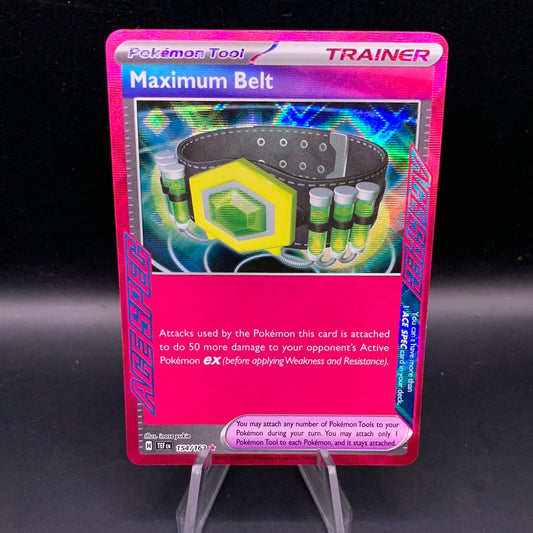 Pokémon TCG: 2024 Maximum Belt 154/162 S&V Temporal Forces ACE