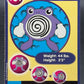 Pokémon TCG: Poliwhirl #61 Poke'Trivia Pokemon Card Mewtwo Strikes Back Movie