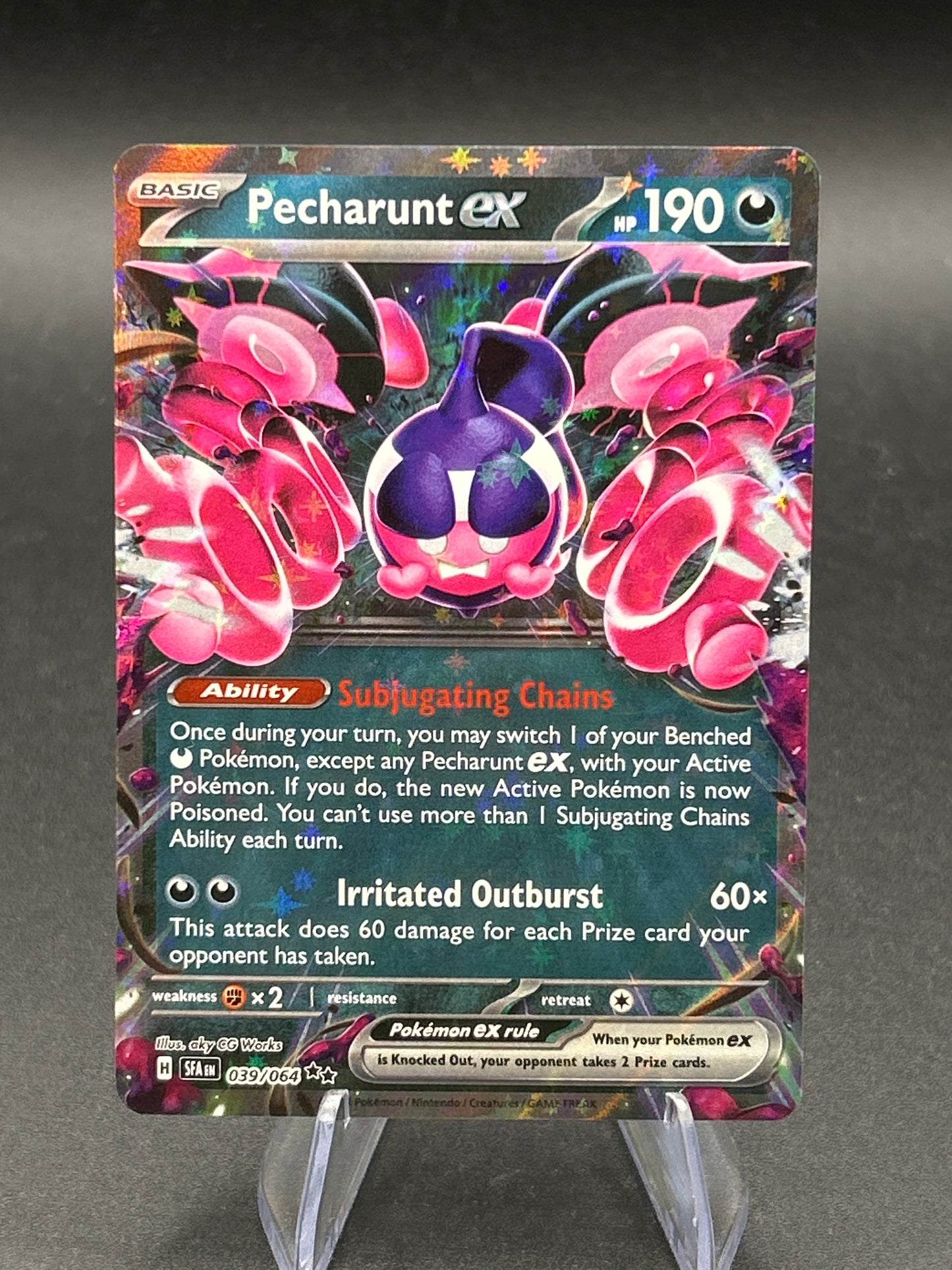Pokemon TCG 2024 Pecharunt EX - 039/064 - S&V: Shrouded Fable
