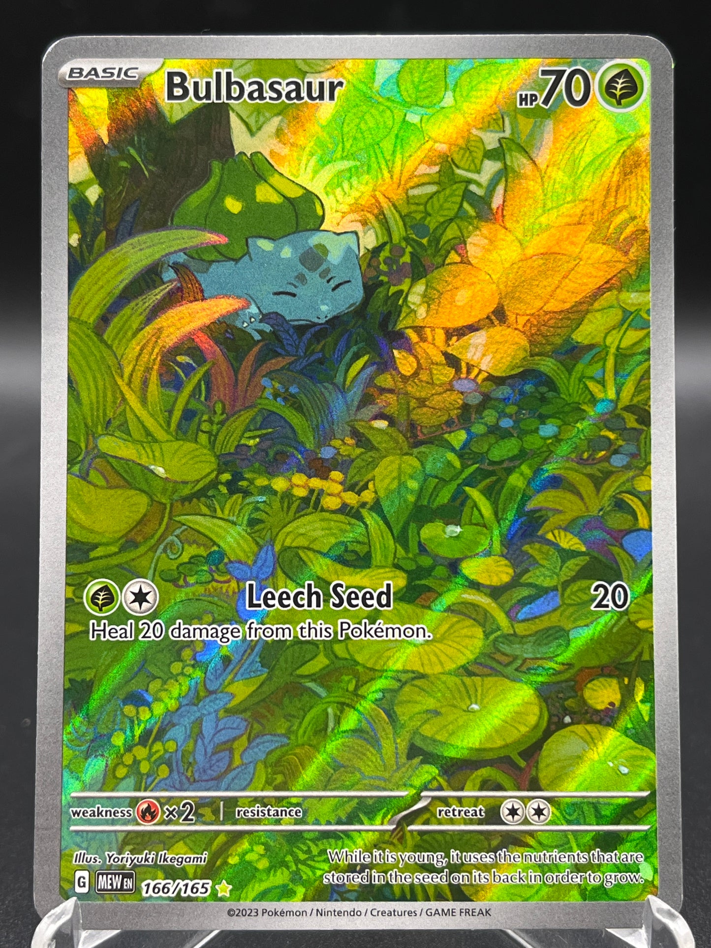 Pokémon TCG: 2023 Bulbasaur 166/165 SV: Scarlet & Violet 151