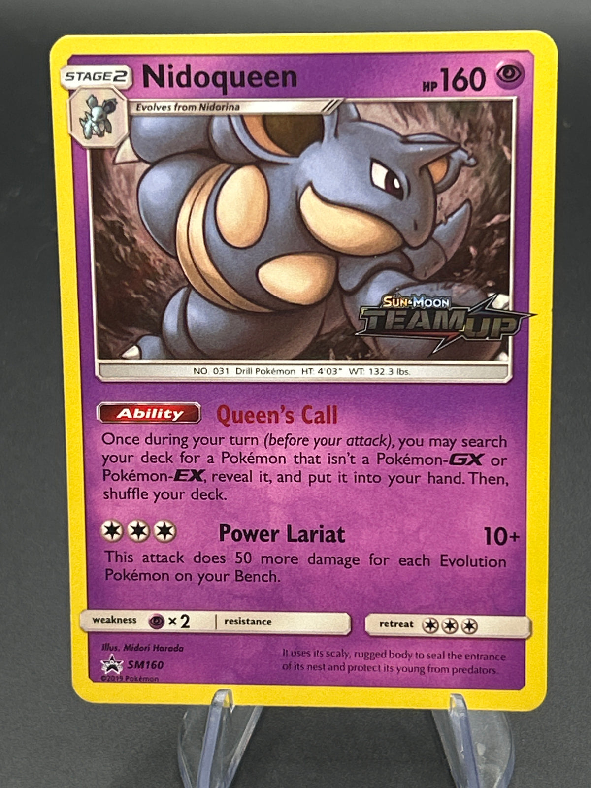 Pokémon TCG: 2019 Nidoqueen - SM160 (Prerelease) - SM Promos (SMP)
