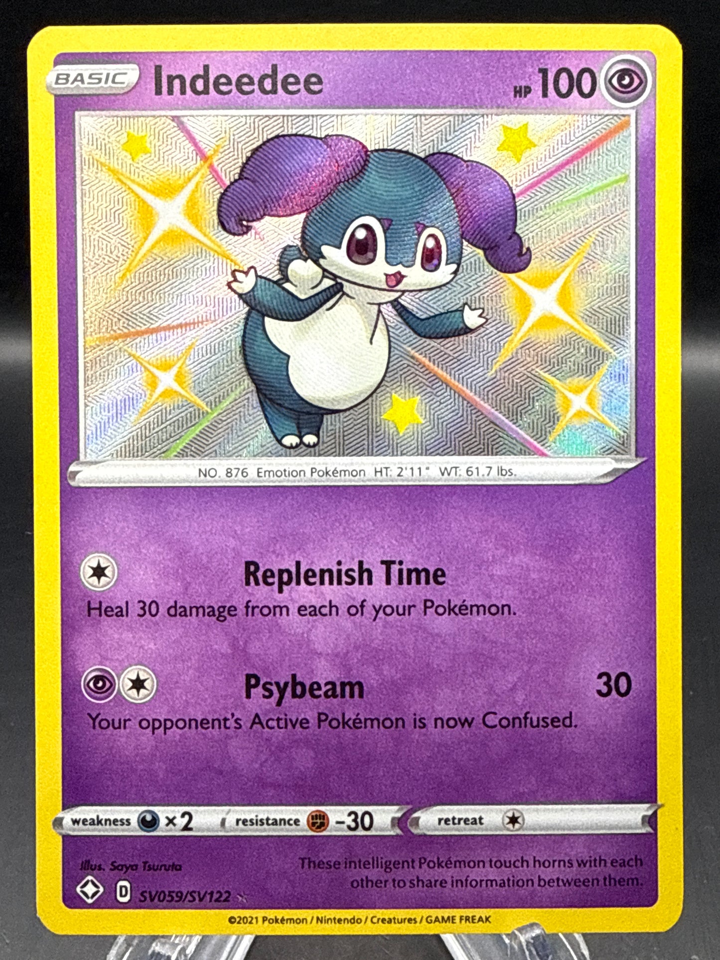Pokémon TCG: 2021 Indeedee - SV059/SV122 - Shining Fates: Shiny Vault