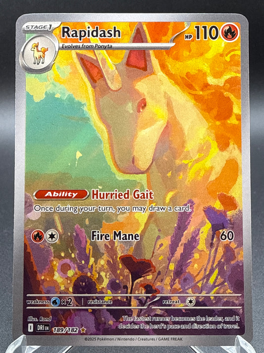 Pokémon TCG: 2025 Rapidash 189/182 SV: Destined Rivals