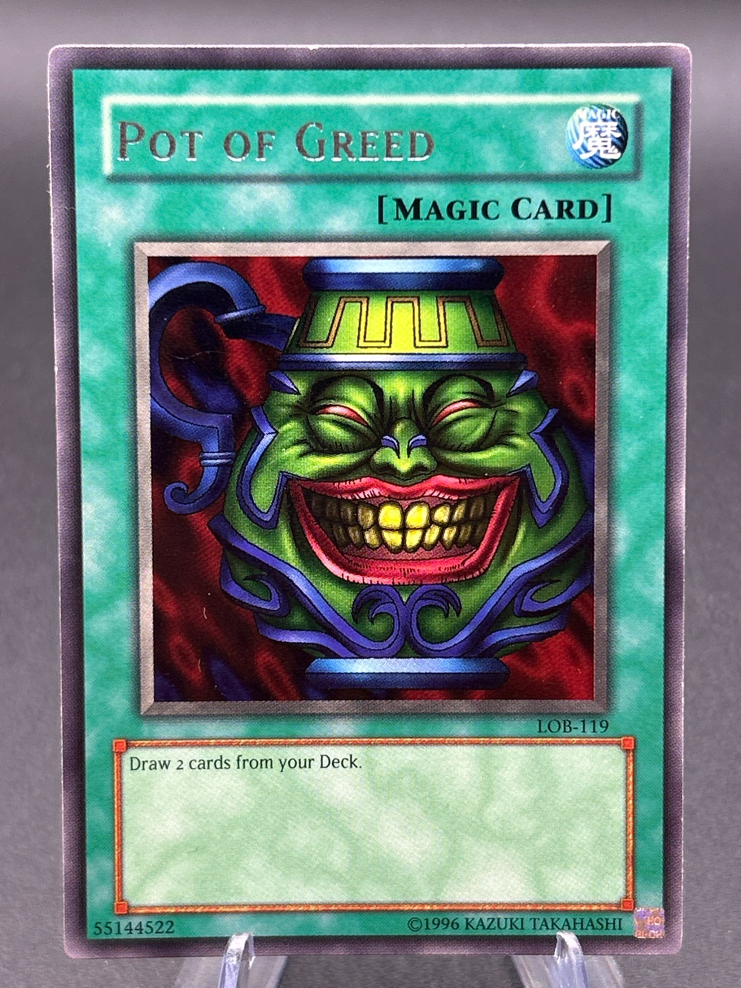 Yu-Gi-Oh! TCG: Pot of Greed LOB-119 - The Legend of Blue Eyes White Dragon
