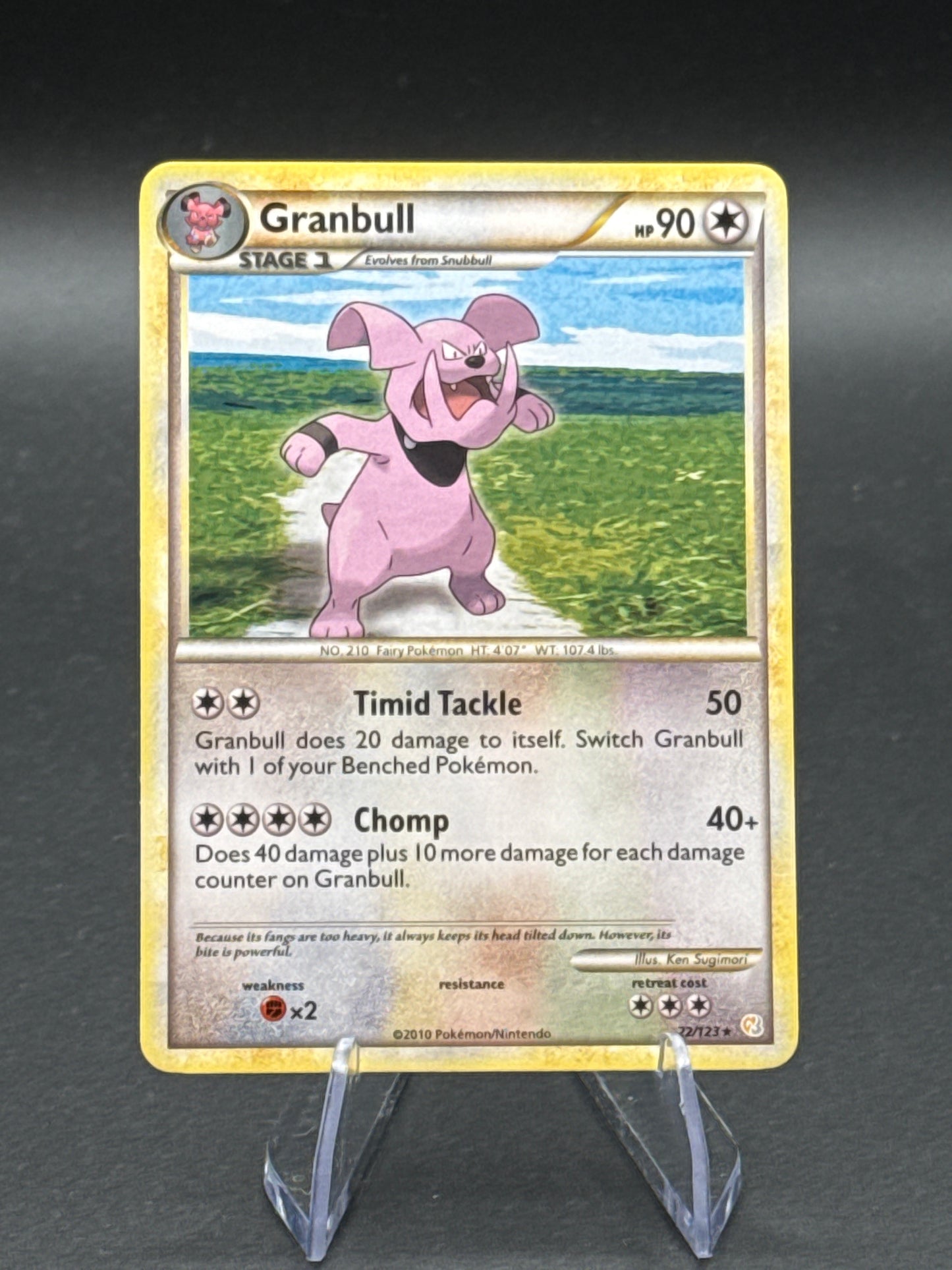 Pokémon TCG: 2010 Granbull 22/123 - HeartGold SoulSilver