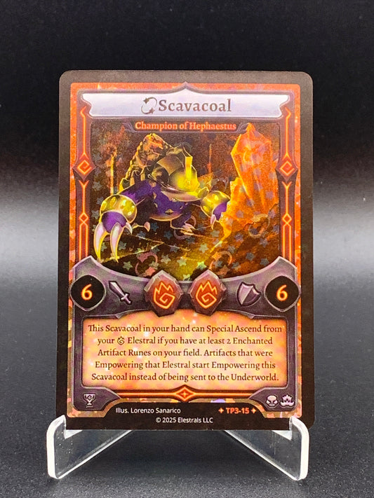 Elestrals TCG: Scavacoal - Champion of Hephaestus - Organized Play Series 3