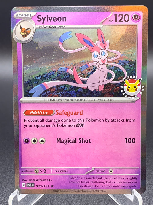 Pokémon TCG 2025 Sylveon 040/131 (Pokemon Day) SV: Scarlet & Violet Promos