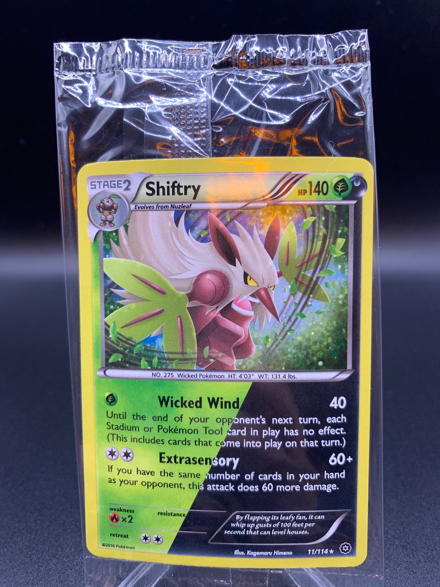 Pokémon TCG: 2016 Shiftry 11/114 XY: Steam Siege Sealed