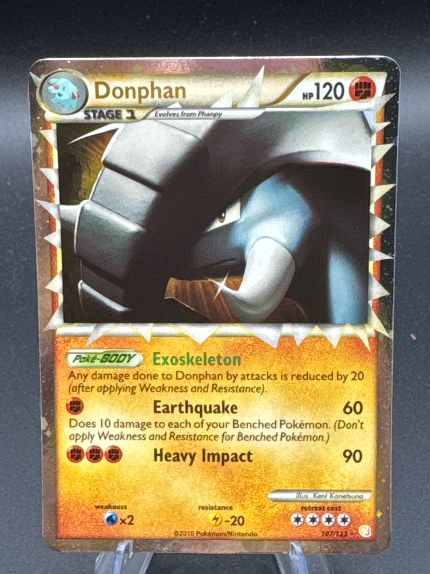 Pokémon TCG: 2010 Donphan (Prime) 107/123 Heart Gold Soul Silver