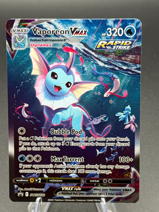 Pokémon TCG: 2021 Vaporeon VMAX SWSH182 SWSH Promo