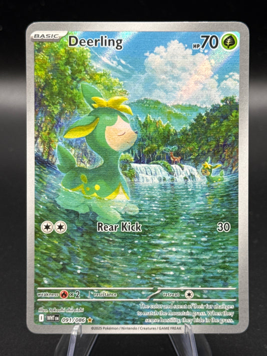 Pokémon TCG: 2025 Deerling 091/086 White Flare
