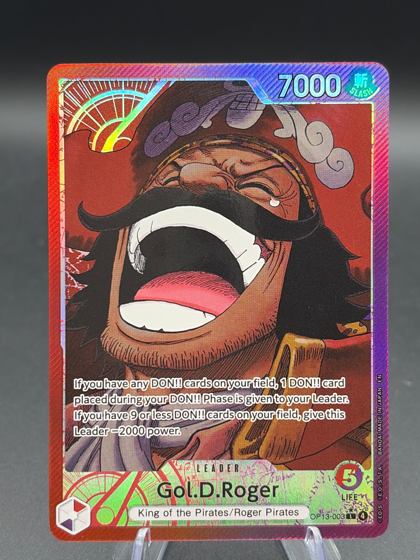 One Piece TCG: Gol.D.Roger (003) (Alternate Art) - Carrying On His Will (OP13)