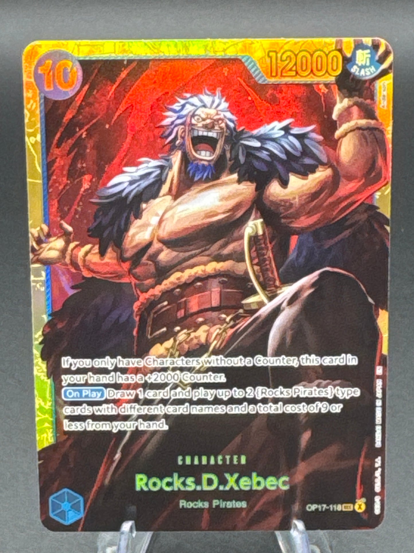 One Piece TCG: Rocks.D.Xebec - OP17-118 - The World's Strongest Warriors