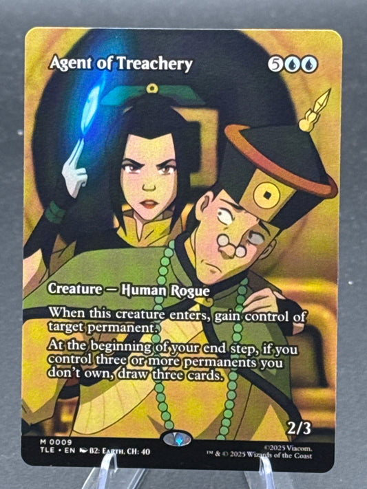 MTG TCG:  Agent of Treachery M 0009 (Borderless) - Avatar: The Last Airbender: Eternal-Legal