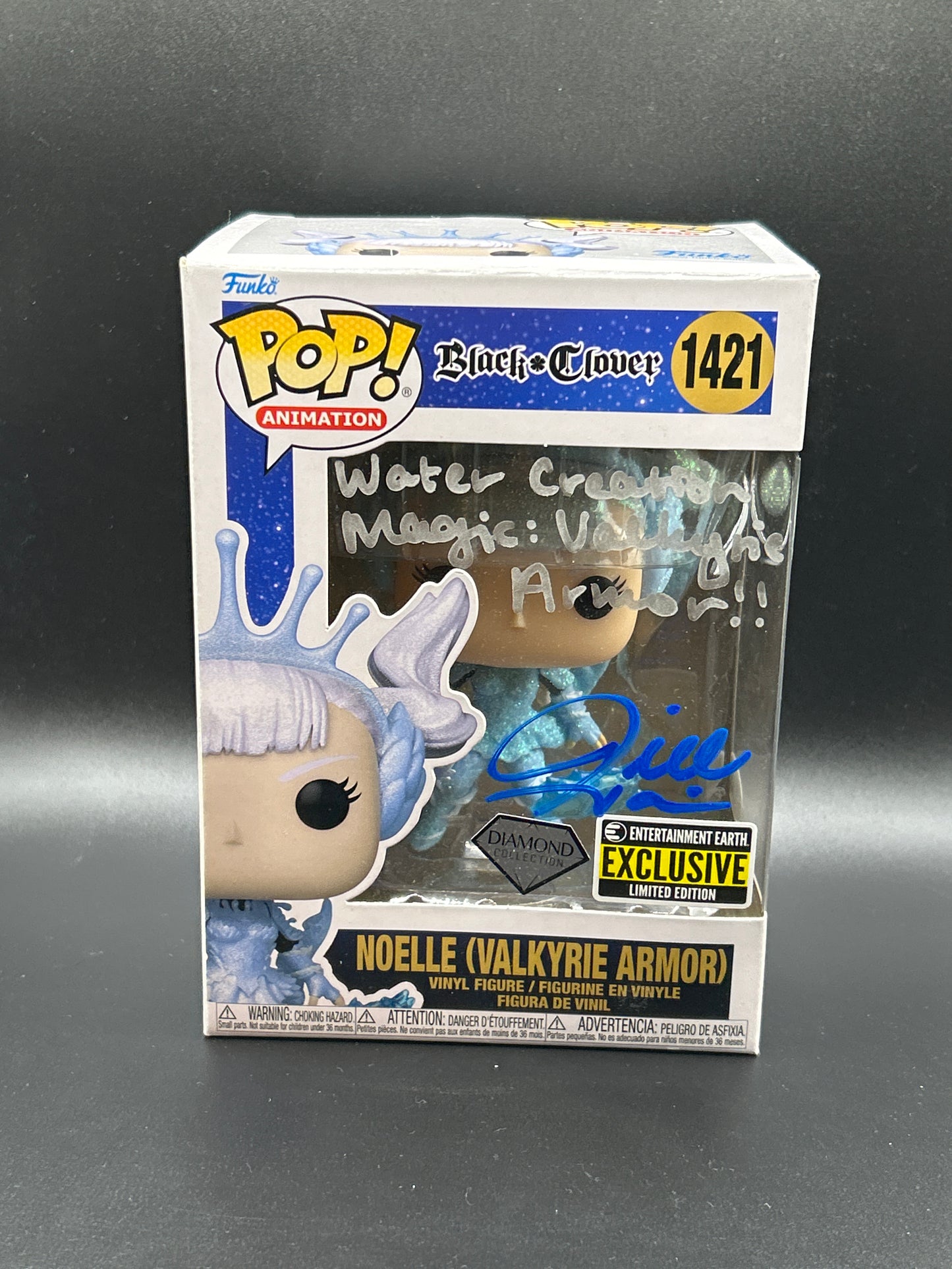 Funko PoP! Animation Black Clover - Noelle (Valkyrie Armor) 1421 - Signed