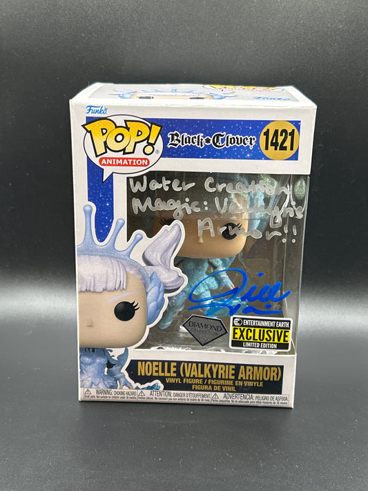 Funko PoP! Animation Black Clover - Noelle (Valkyrie Armor) 1421 - Signed