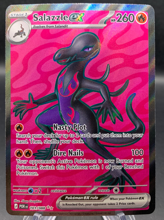 Pokémon TCG: 2026  Salazzle Ex - 101/088 - MEG: Perfect Order