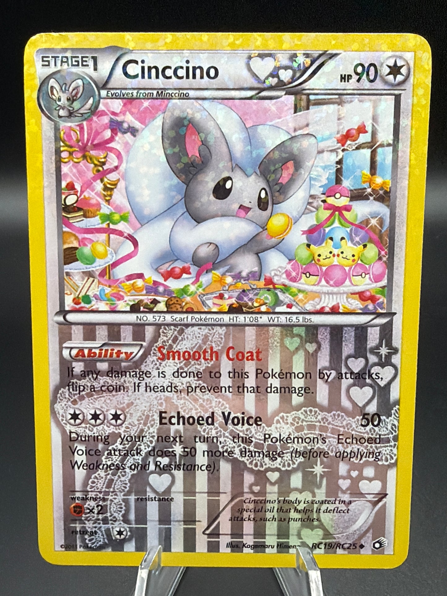 Pokémon TCG: 2013 Cinccino RC19/RC25 BW: Legendary Treasures Radiant Collection