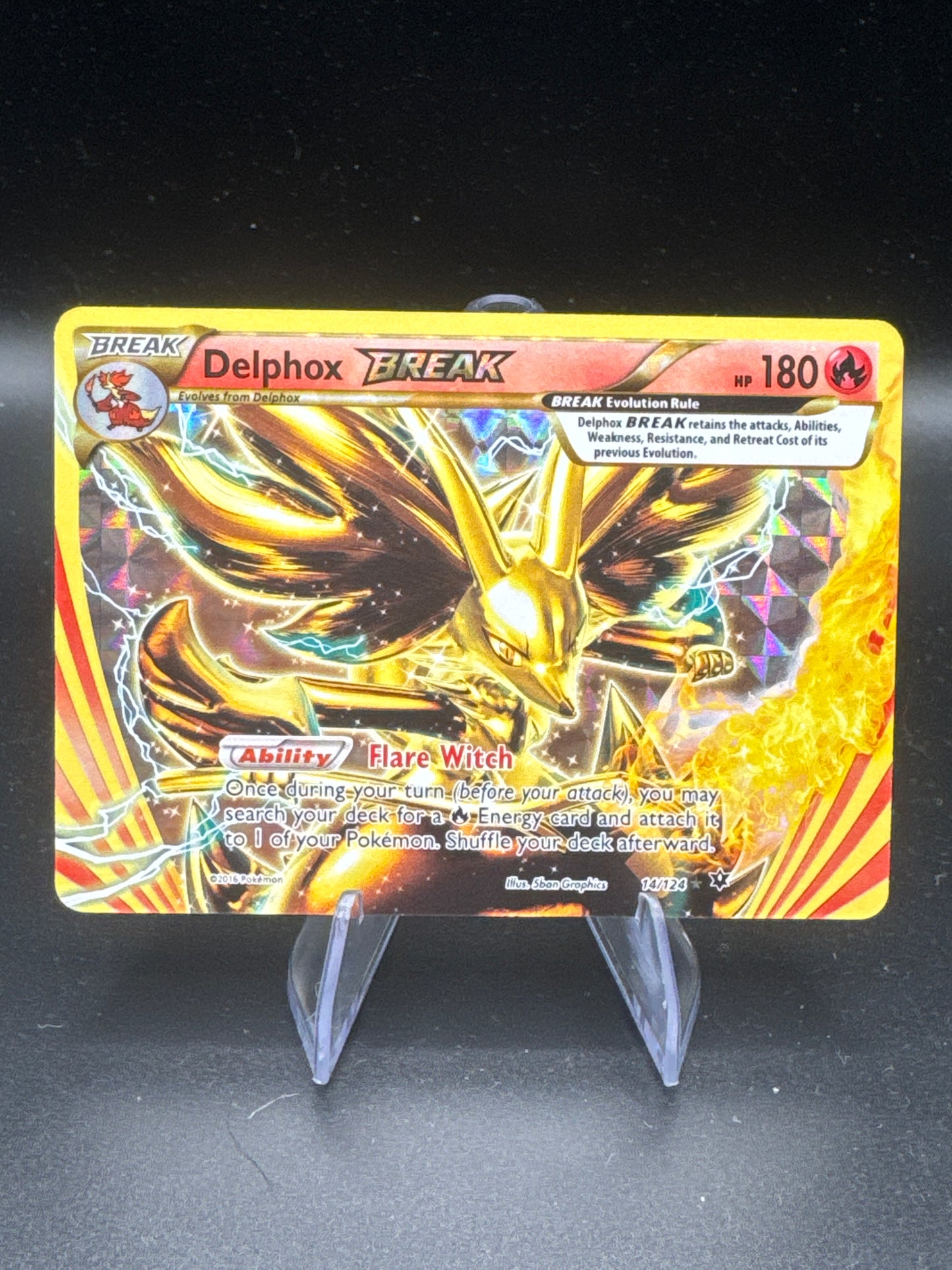 Pokémon TCG: 2016 Delphox 14/124 XY: Fates Collide