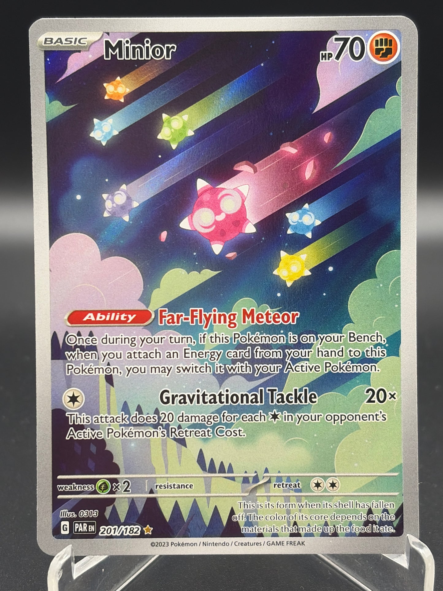 Pokémon TCG: 2023 Minior - 201/182 - SV: Paradox Rift