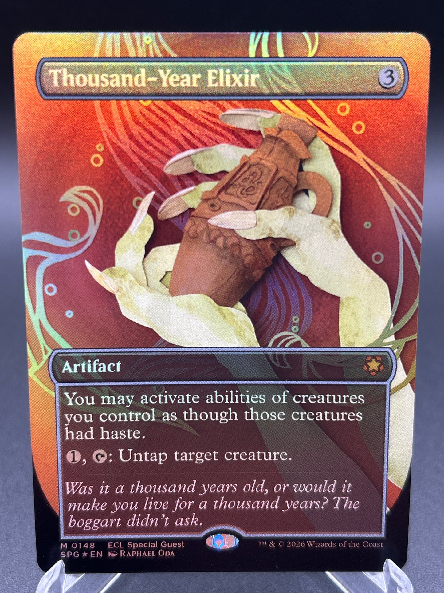 MTG TCG: Thousand-Year Elixir (Borderless)(Foil) - M 0148  - SPG: Special Guests