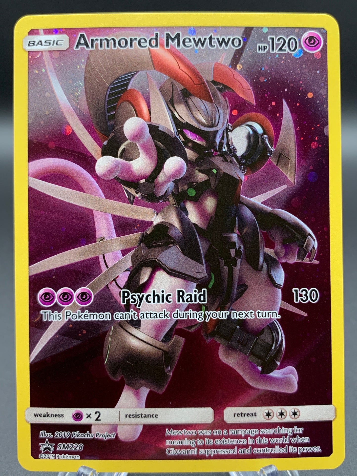 Pokémon TCG: 2019 Armored Mewtwo - SM228 - S&M: Promo